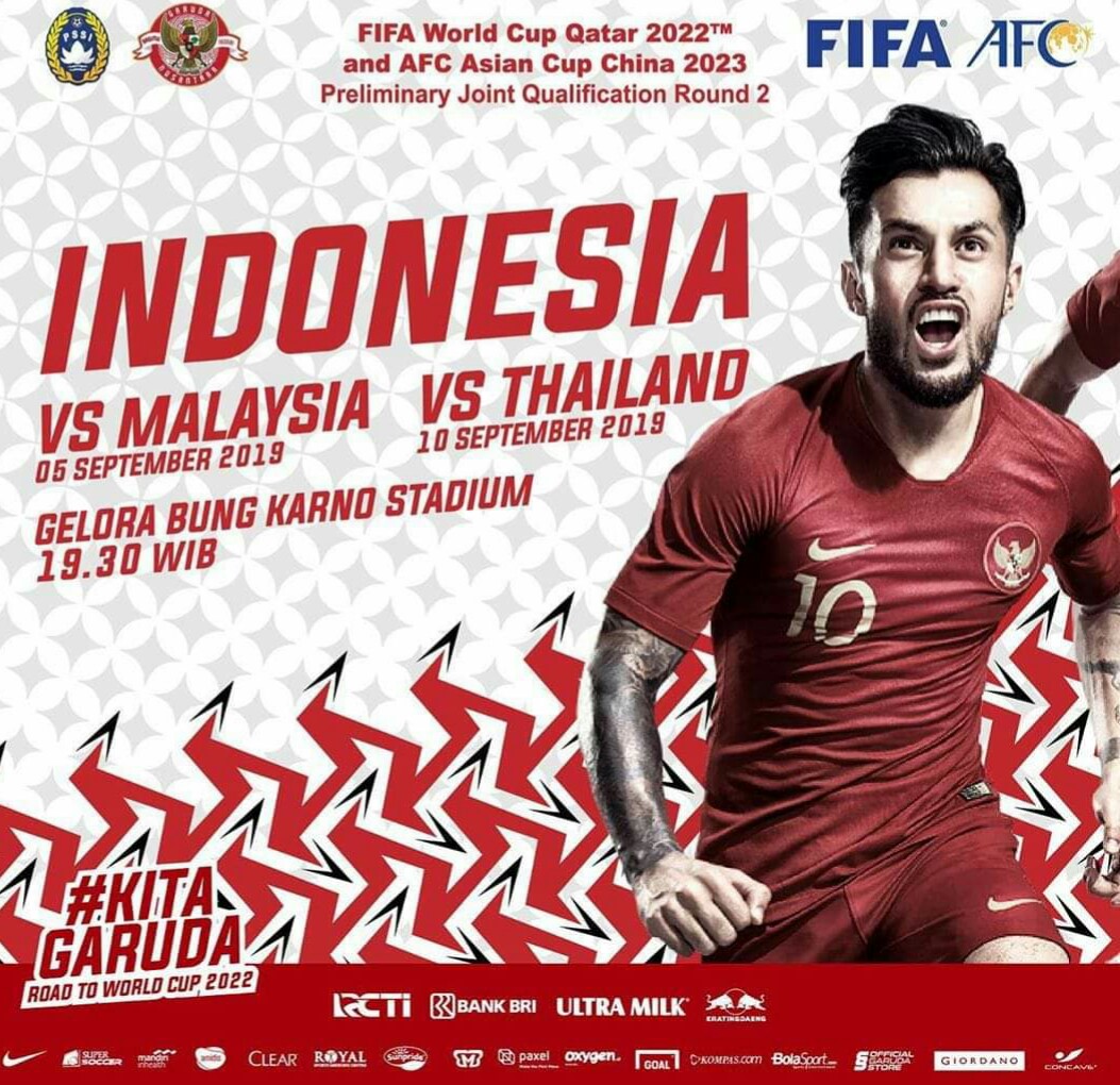 Rivalitas Negara Serumpun, Timnas Indonesia Bertekad Ganyang Malaysia Pada Pra Piala Dunia 5 September 2019