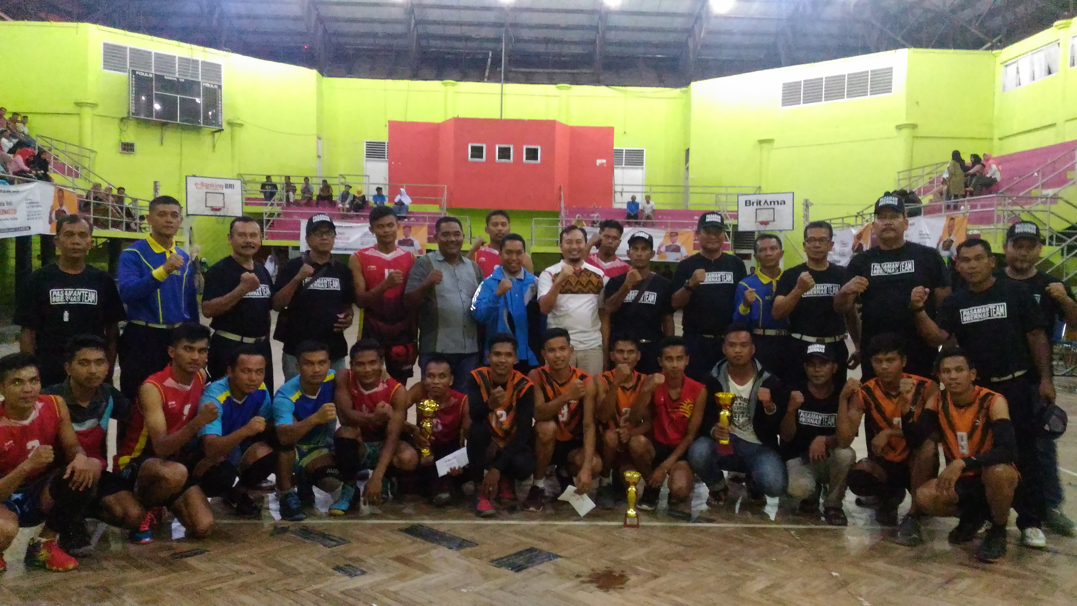 Lubuk Sikaping Raih Juara Turnamen Voli Pasaman Bernas Cup 2019