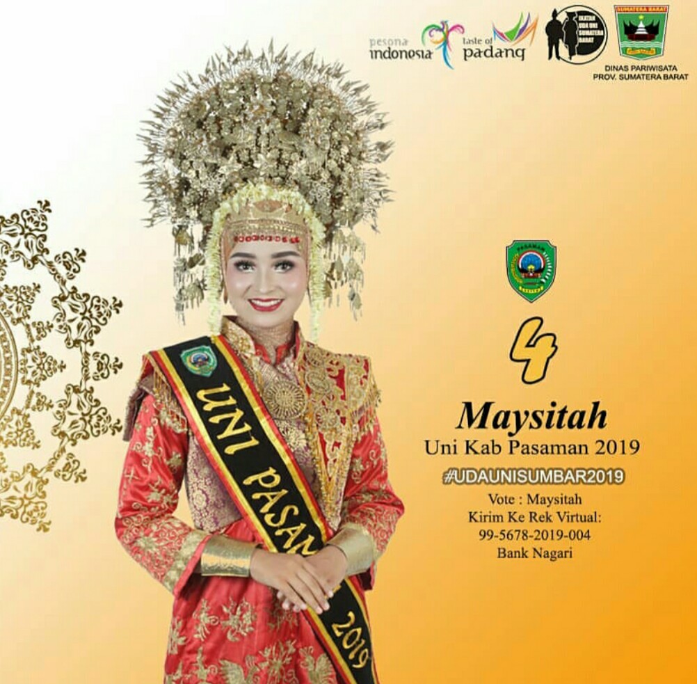 Ayo Dukung Maysitah asal Pasaman dalam Ajang Uda Uni Sumbar Tahun 2019