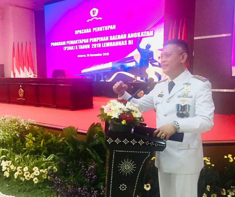 Wabup Pasaman, Atos Pratama Raih Predikat Sangat Memuaskan di P3DA X Tahun 2019 Lemhanas RI