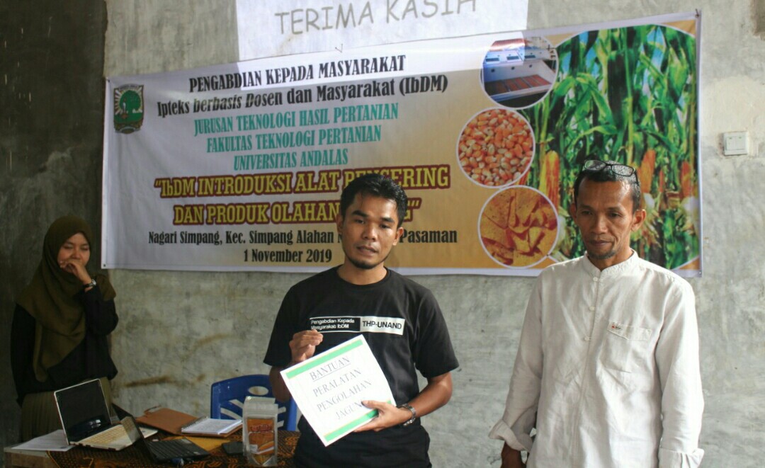 Ismed: Pengolahan Produk Makanan Berbahan Dasar Jagung, Menguntungkan Petani