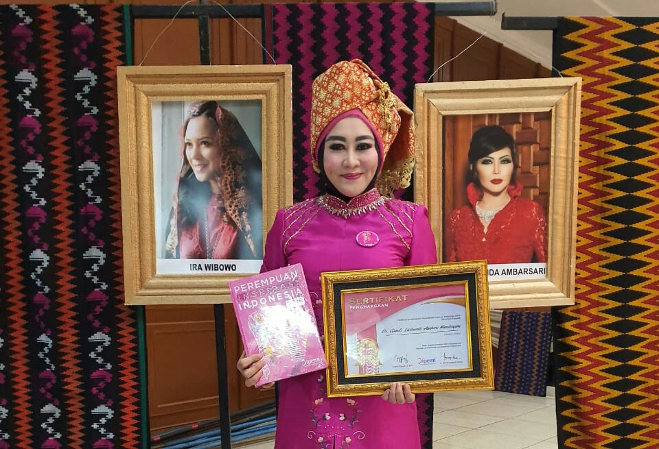 Hebat, Lisda Hendrajoni Dianugerahi Perempuan Inspiratif Indonesia 2019