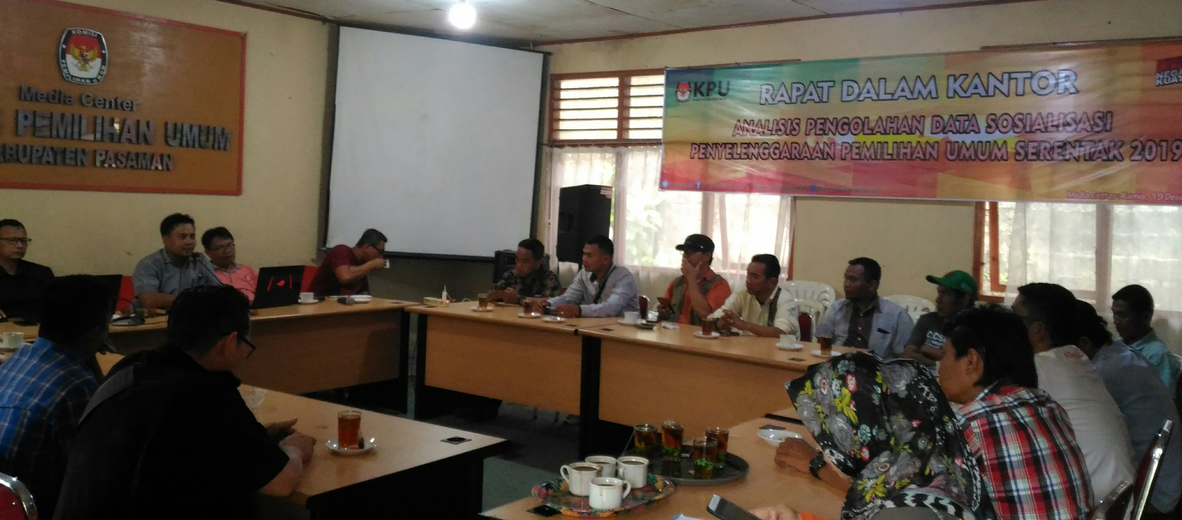 KPU Pasaman Rangkul Insan Pers dalam Sosialisasikan Tahapan Pilkada tahun 2020