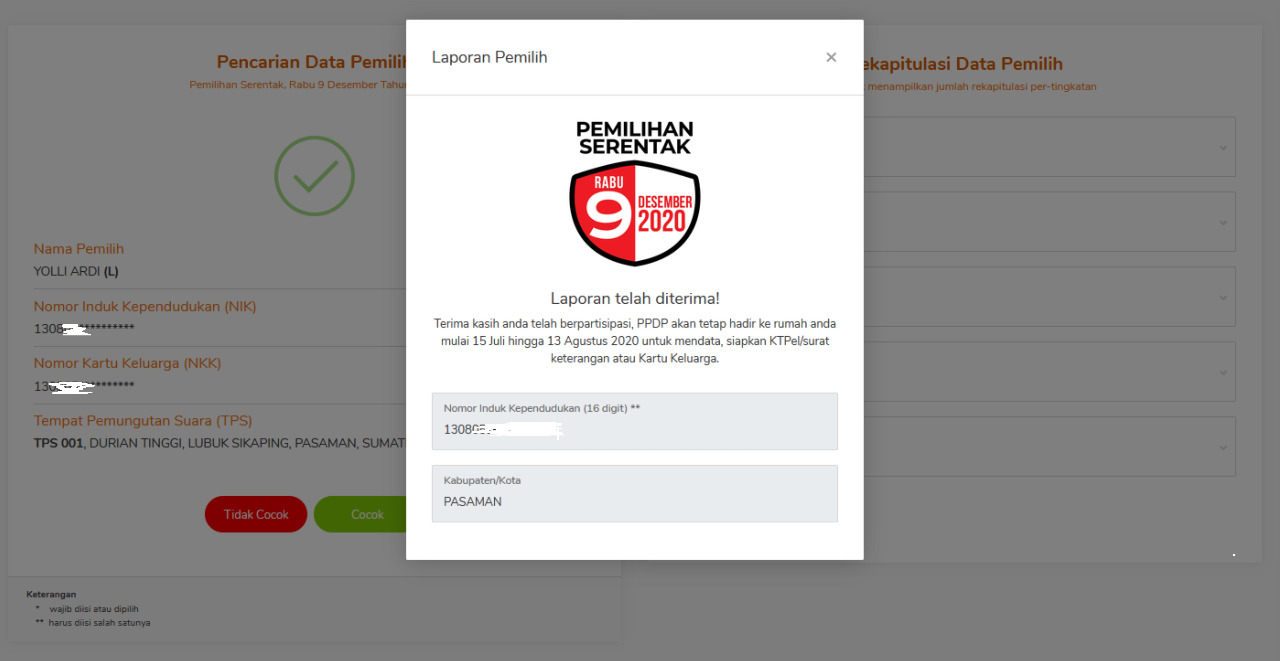 KPU Pasaman Ajak Masyarakat Klik Website Lindungihakpilihmu
