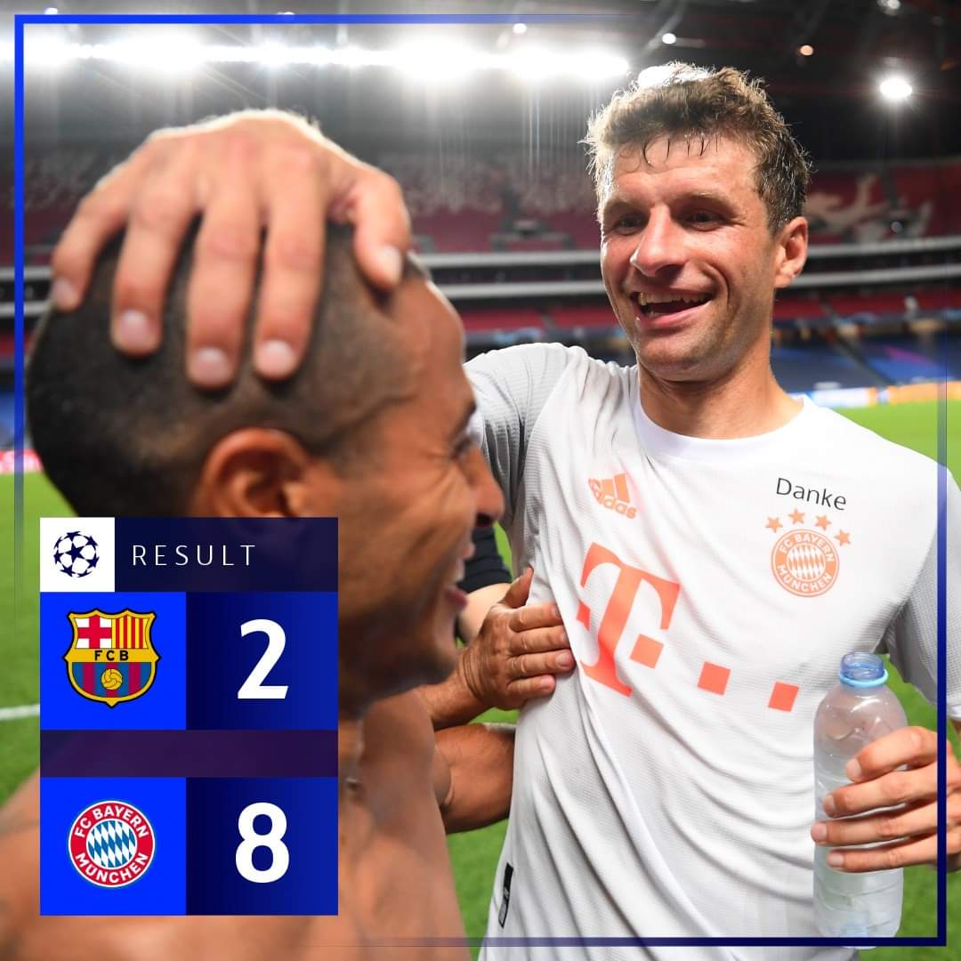 Kumenangis, Bayern Munchen Melakukan Gangbang Kejam Terhadap Barcelona Hingga Keguguran