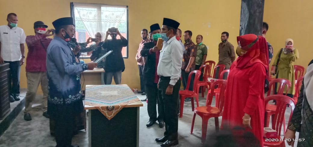 Ekie Noprismond Resmi Menjabat Sebagai Sekretaris Nagari Durian Tinggi
