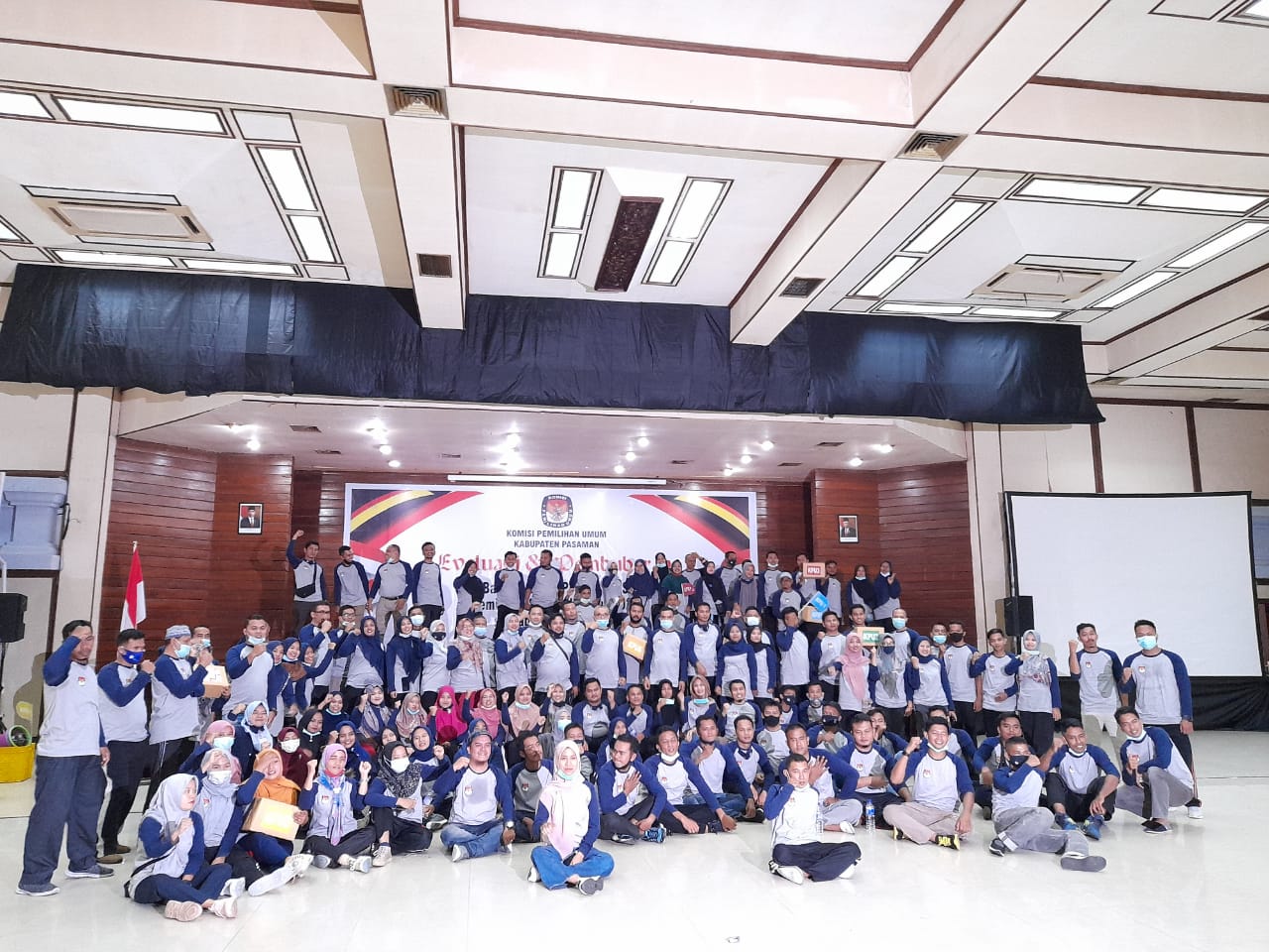 Pilkada 2020 Sukses, KPU Pasaman Gelar Evaluasi dan Pembubaran PPK dan PPS