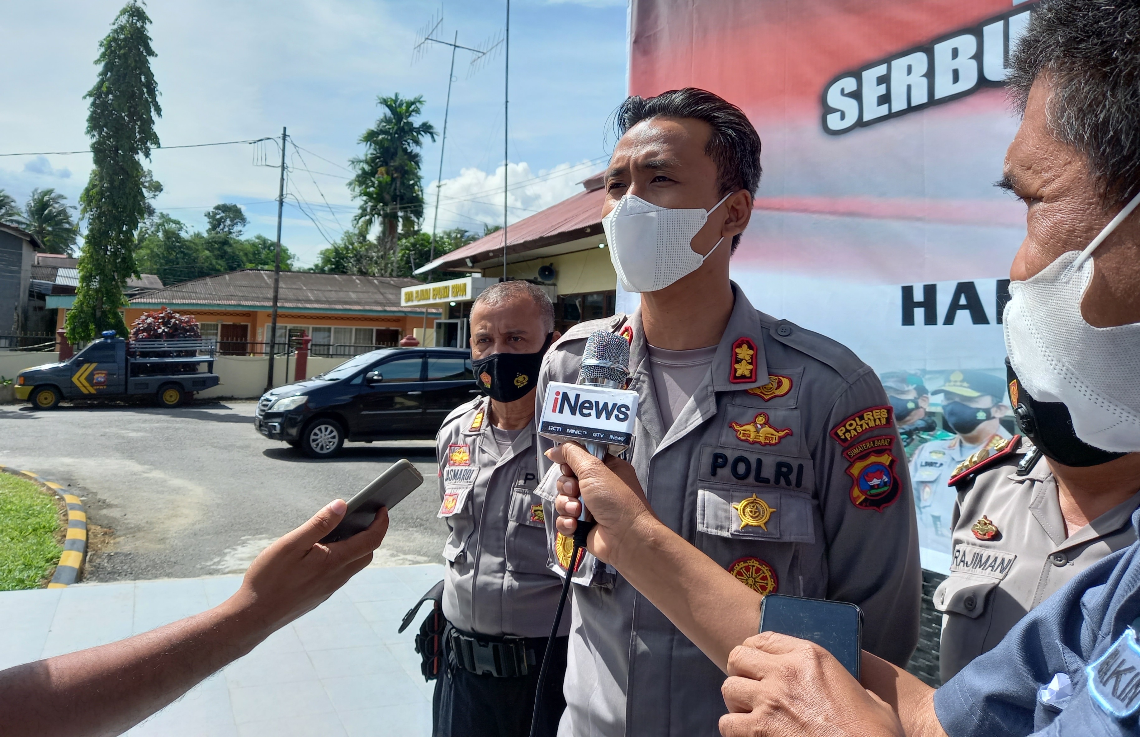 HUT Bhayangkara Ke-75, Polres Pasaman Gelar Vaksinasi Bagi Masyarakat