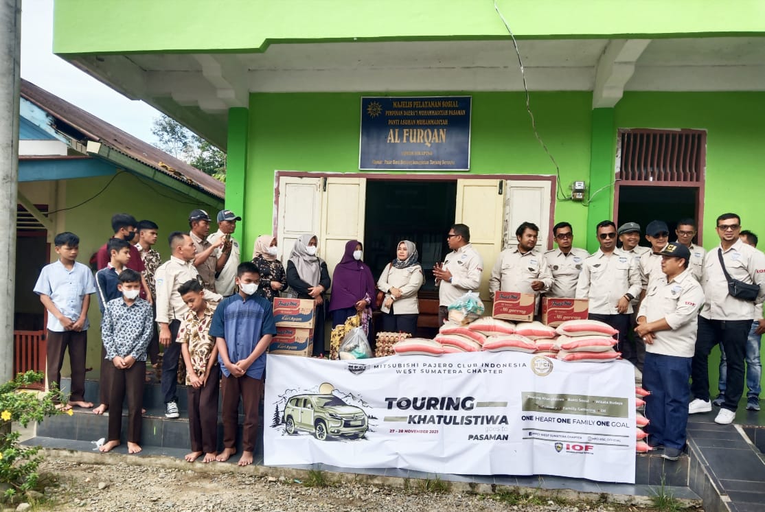 MPCI Sumbar Kunjungi Objek Wisata Pasaman Dan Serahkan Bansos Ke Panti Asuhan