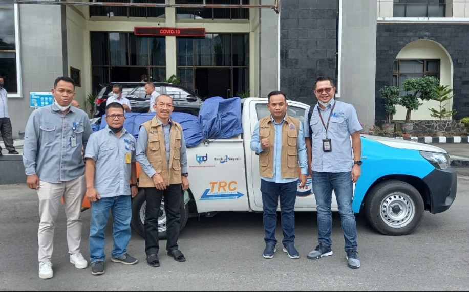 Bank Nagari Serahkan Bantuan Rp150 Juta dan Buka Rekening Donasi Peduli Gempa Pasaman (0800.0210230364 a.n Pray For Pasaman)