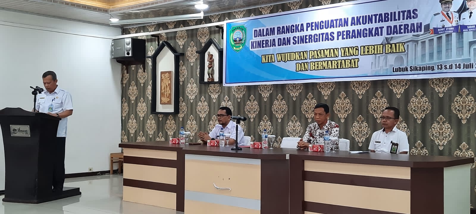 Bagian Organisasai Setdakab Pasaman Gelar Bimtek SAKIP