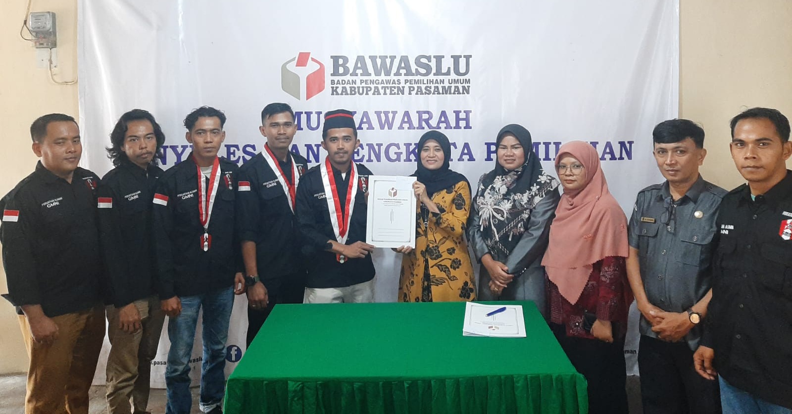 Kerjasama Dengan Bawaslu, GMNI Pasaman Siap Kawal Pemilu dan Pilkada 2024