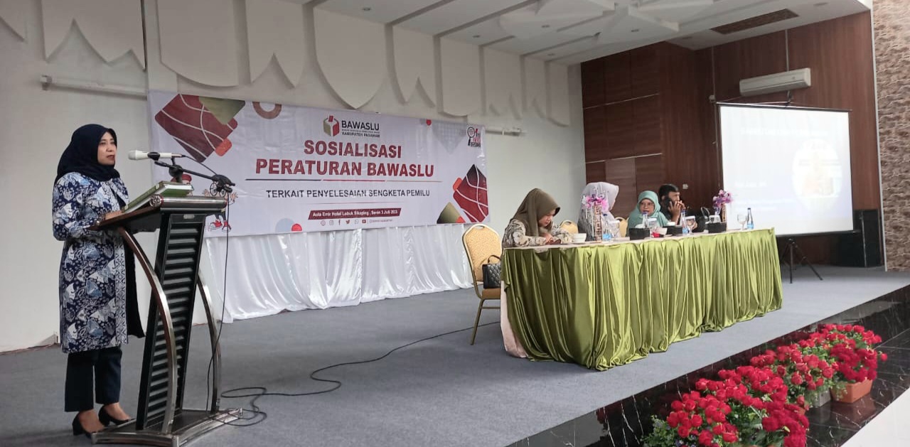Bawaslu Pasaman Sosialisasikan Perbawaslu Tata Cara Penyelesaian Sengketa Proses Pemilu Ke Parpol Dan Panwascam