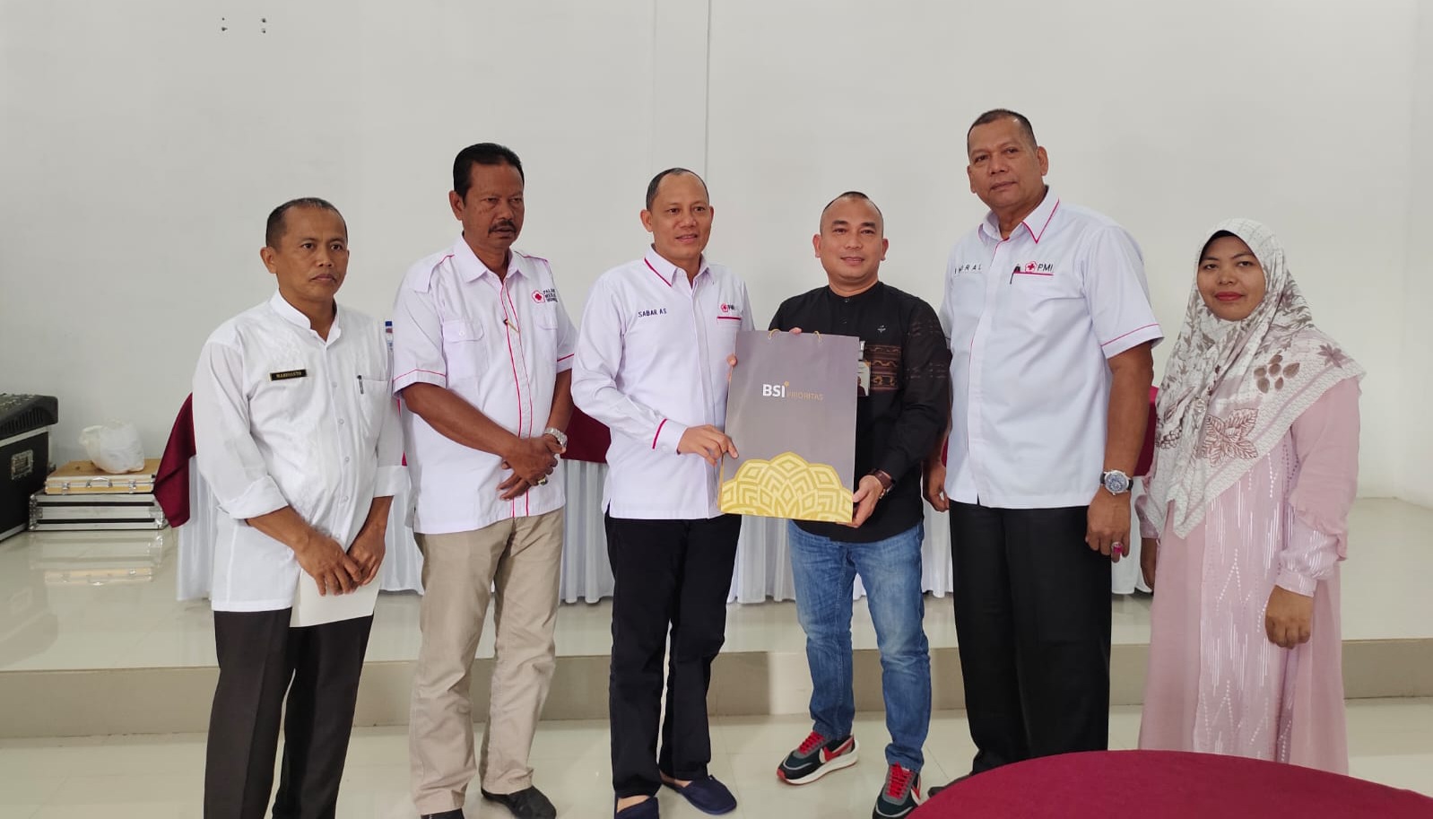Jalin Kerjasama, PMI Pasaman Mendapatkan Bantuan Dan Dukungan Dari BSI