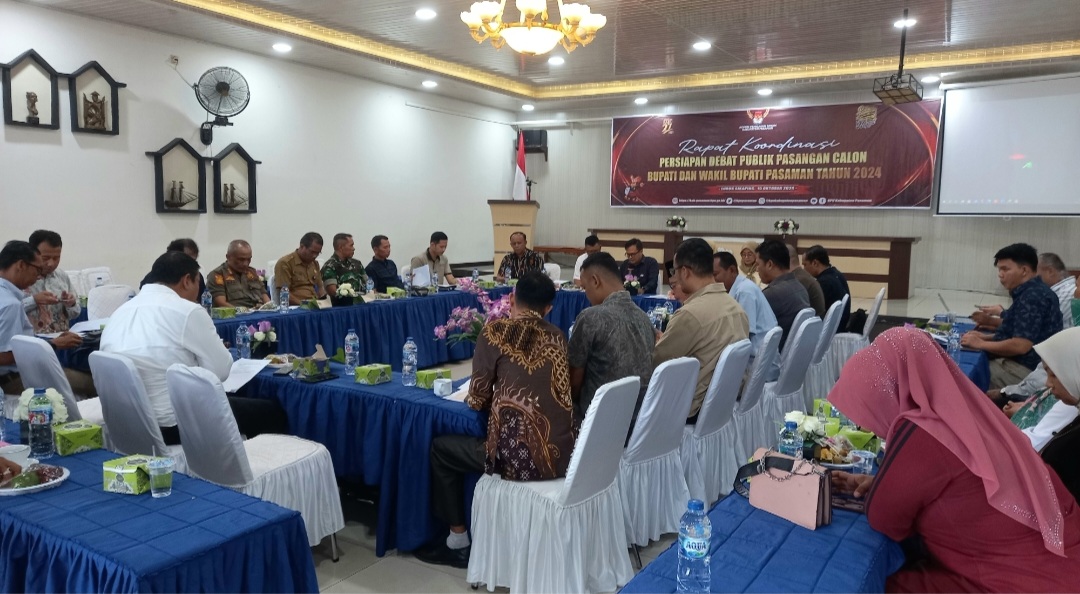 KPU Pasaman: Debat Publik Paslon Digelar Dua Kali, Tanggal 28 Oktober Dan 12 November 2024