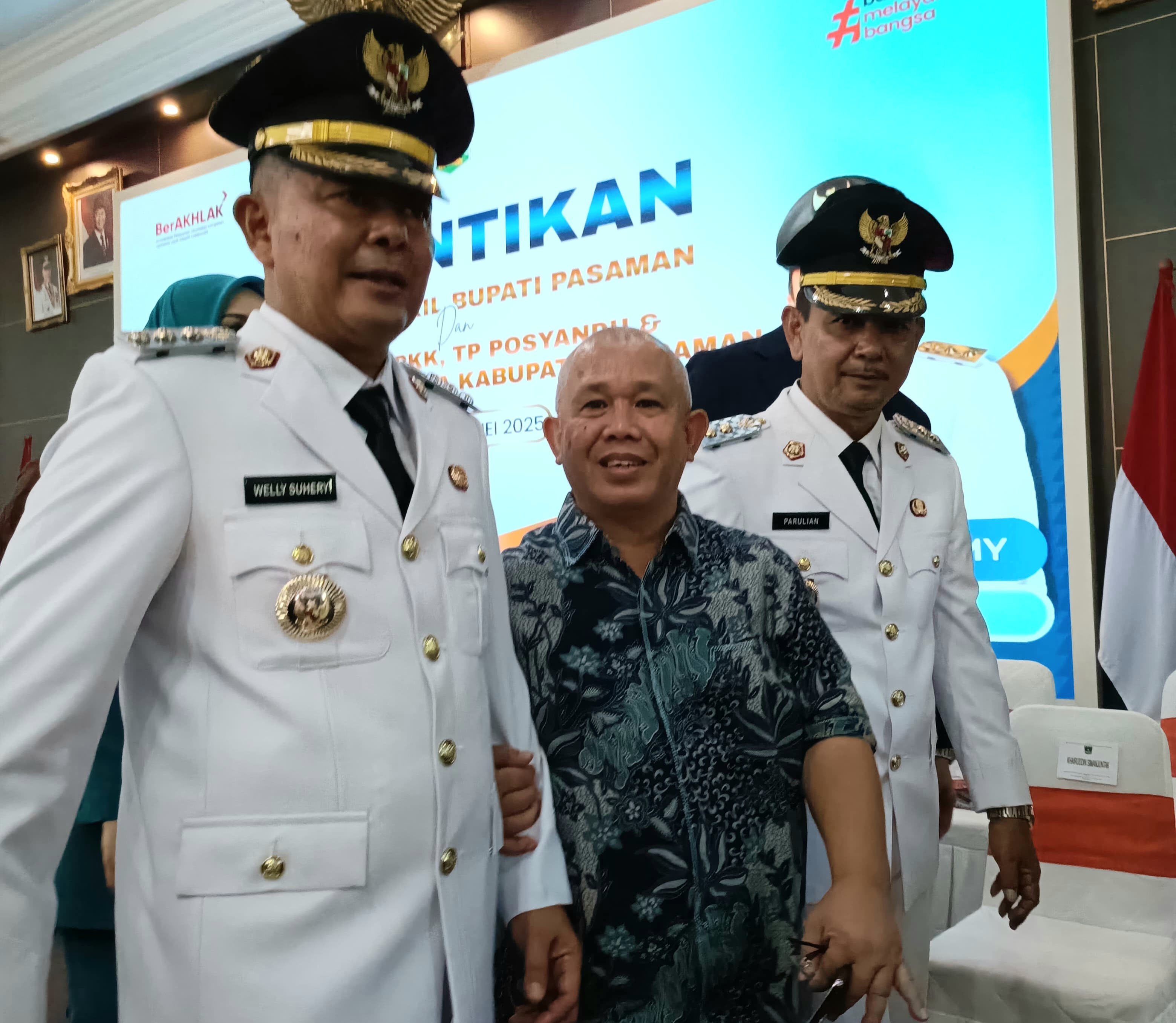 Dirut PDAM Tirta Saiyo Deddy Eka Putra, SE: Selamat Dan Sukses Atas Pelantikan Bapak Welly Suhery, ST dan H. Parulian Dalimunthe (Bupati & Wakil Bupati Pasaman 2025-2030)