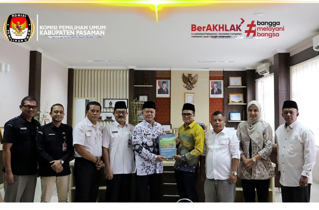 KPU Pasaman Kembalikan Rp754,4 Juta Sisa Dana Hibah Pilkada 2024 Dan PSU Ke Pemkab