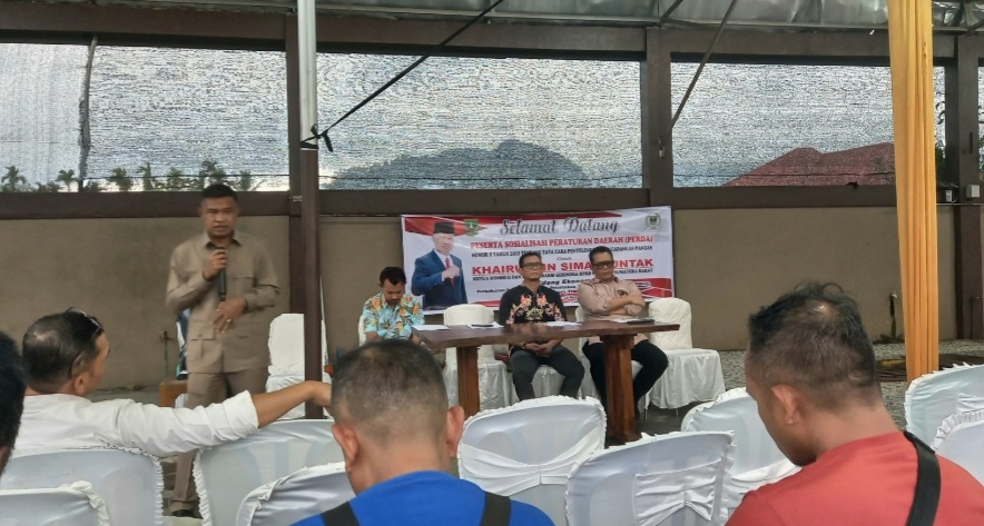 Sosialisasikan Perda Cadangan Pangan, Khairuddin Simanjuntak Tegaskan Komitmen Untuk Pasaman